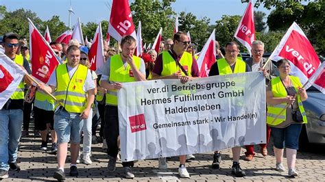 hermes streikt|Haldensleben: Ganztägiger Warnstreik bei Hermes .